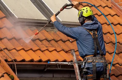 Démoussage et hydrofuge de toiture à Fontienne